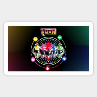 V-Man ! Ready ! Sticker